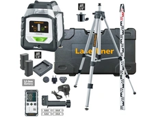 Laserliner Linienlaser Duraplane G360 Set 175cm, GRX 60, 2 Lith, Hardcase