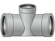 Dränrohr T-Stück DN 160/100