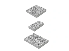 Waschbetonplatte Leinekies 50x25x5 cm mit 8-16 mm Körnung