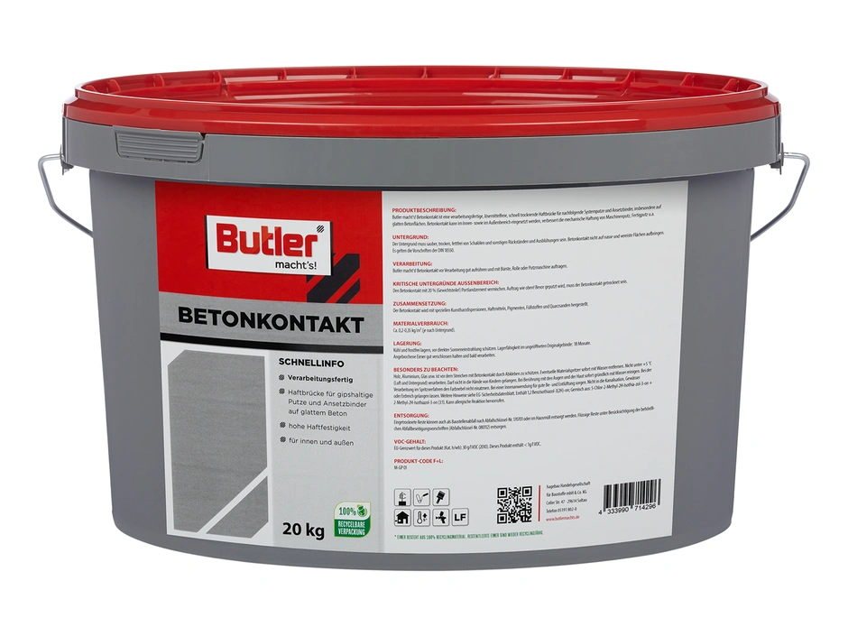 BUTLER PRO Betonkontakt gebrauchsfertig 20 kg | Mölders Online Shop