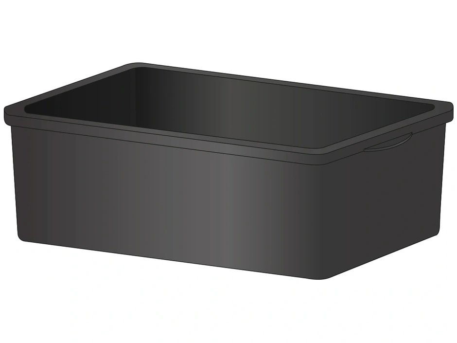 Mörtelkasten Profi Line schwarz 65l, 65x35 cm | Mölders Online Shop